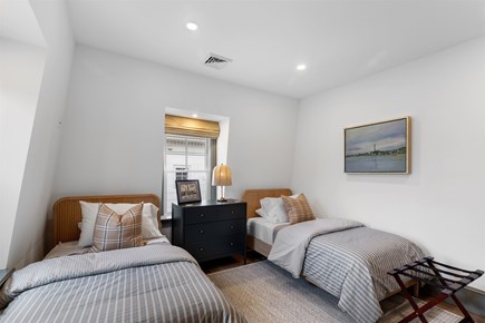 Provincetown, The Tucker House Cape Cod vacation rental - Twin bedroom with flexible sleeping and airy design