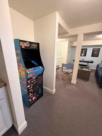 Falmouth Cape Cod vacation rental - Game room with air hockey, fuse ball , Ms. Pacman and other games