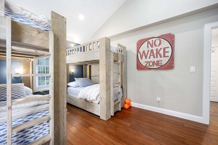 Cotuit Cape Cod vacation rental - Bedroom 2- 2 Bunk beds with 4 twins.
