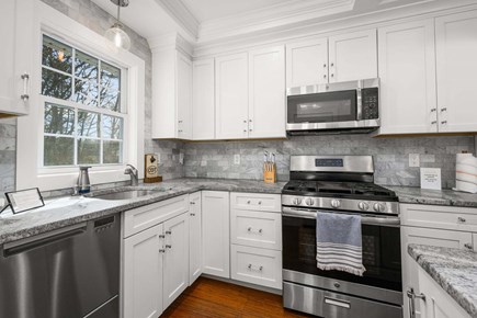 Cotuit Cape Cod vacation rental - Kitchen with stainless appliances