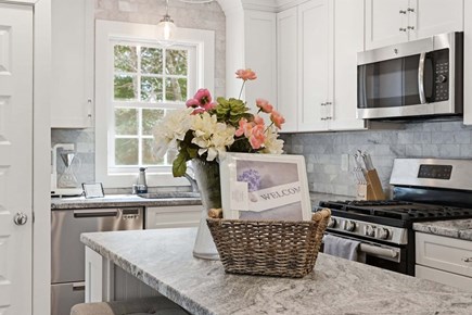 Cotuit Cape Cod vacation rental - Kitchen with stainless appliances