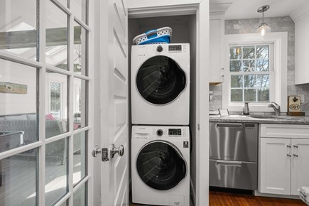 Cotuit Cape Cod vacation rental - Washer and dryer located in kitchen