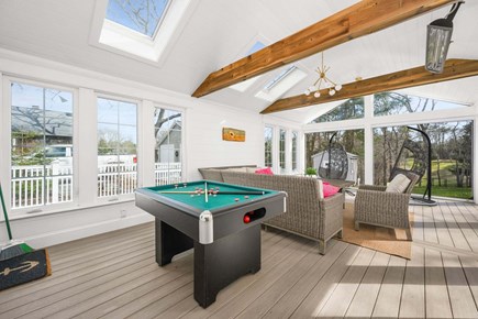 Cotuit Cape Cod vacation rental - 3 Season porch with heater