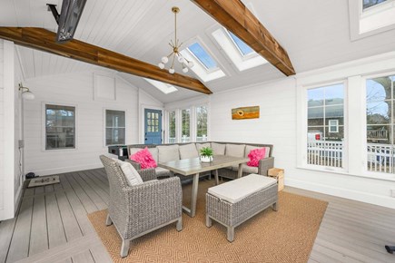 Cotuit Cape Cod vacation rental - 3 Season porch with heater