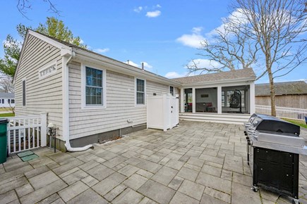 Cotuit Cape Cod vacation rental - Grill on back patio