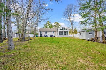 Cotuit Cape Cod vacation rental - View of the backyard