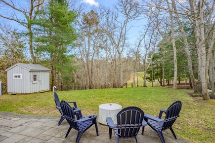 Cotuit Cape Cod vacation rental - Firepit with view of the golf course