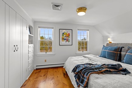 Eastham Cape Cod vacation rental - This king bedroom offers a calm coastal feel