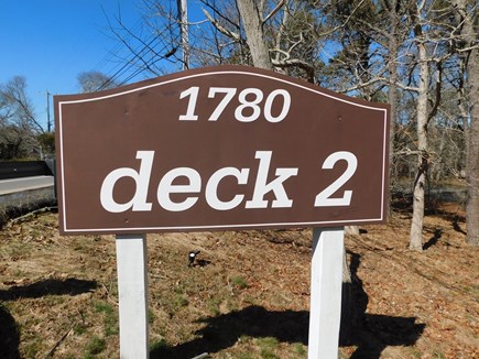 Wellfleet Cape Cod vacation rental - Deck 2 Sign