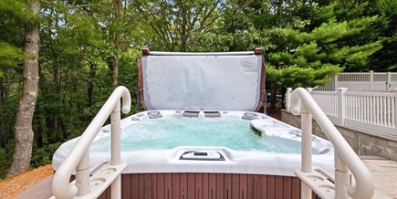 Mashpee Cape Cod vacation rental - Large hot tub in the back yard