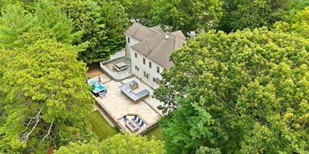 Mashpee Cape Cod vacation rental - Private back yard