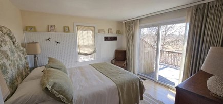 Orleans Cape Cod vacation rental - Downstairs queen bedroom opens onto deck