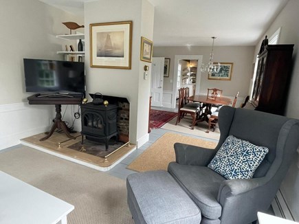 Brewster Cape Cod vacation rental - Living Room with Comfortable Furniture and TV