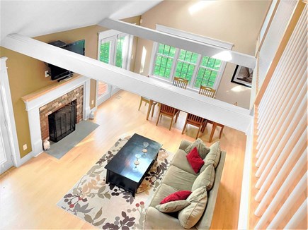 East Harwich Cape Cod vacation rental - View of the first floor from the loft area