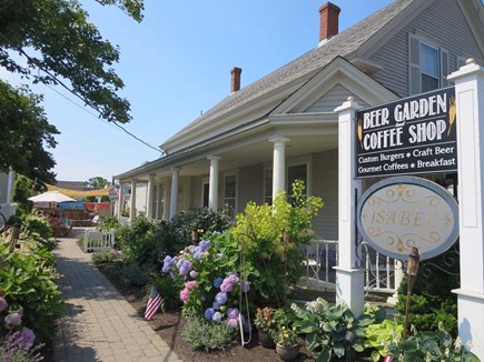 East Harwich Cape Cod vacation rental - Grab your morning coffee at Perks and stroll through  the village of Harwich Portor stop by their beer garden with a firepit in the evening
