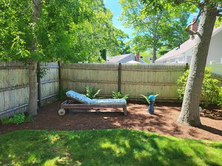 West Hyannisport Cape Cod vacation rental - Fenced-in backyard
