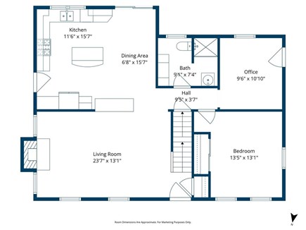 Falmouth Cape Cod vacation rental - 1st floor