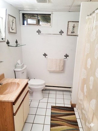 Wellfleet Cape Cod vacation rental - Bathroom on Lower Level - Tub & Shower