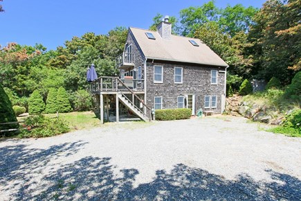 Truro Cape Cod vacation rental - Front of the Property Shower the Yard and Parking