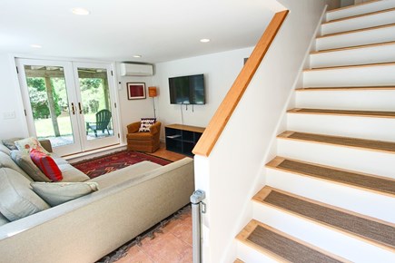 Truro Cape Cod vacation rental - View of Ground Living Up to Main Level