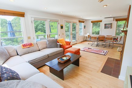 Truro Cape Cod vacation rental - Living Room and Dining