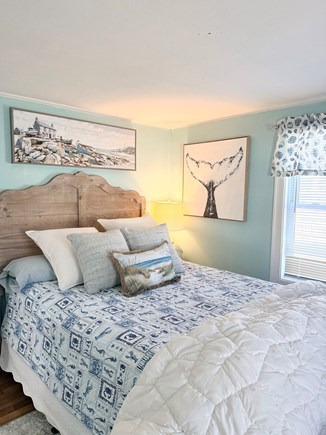 Hyannis Cape Cod vacation rental - Master bedroom downstairs w/ new mattress & bedding