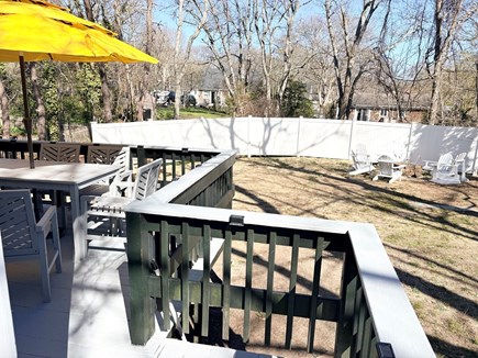 Hyannis Cape Cod vacation rental - Nice sized yard for games, firepit & picnic table