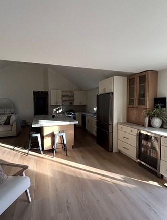 Yarmouthport Cape Cod vacation rental - Enjoy your coffee with the slider open for golden hour!