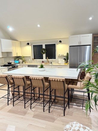 Yarmouthport Cape Cod vacation rental - Chefs kitchen and an island with plenty of space for activities!