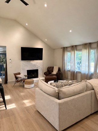 Yarmouthport Cape Cod vacation rental - Living Area- Open concept