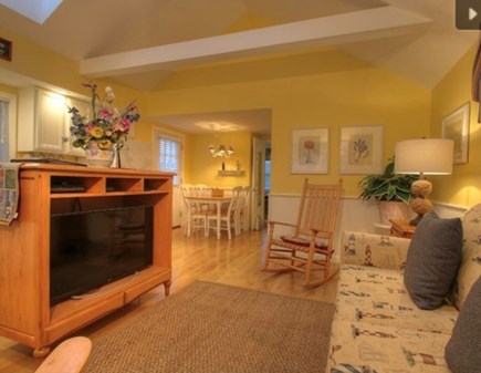 Yarmouth Cape Cod vacation rental - Living room and dining area
