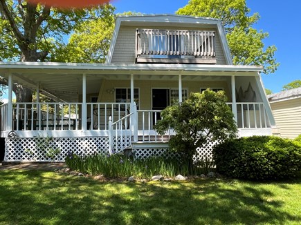 Hyannis Cape Cod vacation rental - Back of house.  Amish shed to the right.