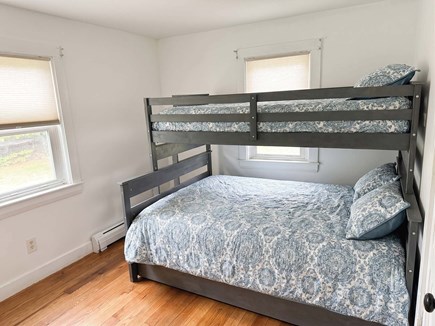 Dennis Cape Cod vacation rental - First floor twin over full trundle bunk bed