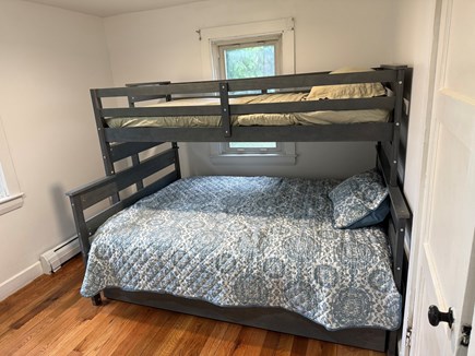 Dennis Cape Cod vacation rental - First floor twin over full bunk bed/trundle bed