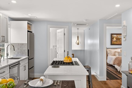 Provincetown Cape Cod vacation rental - Bathroom off the kitchen