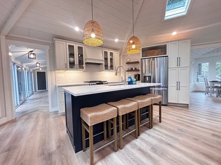 New Seabury Cape Cod vacation rental - Kitchen features a gas stove and dishwasher