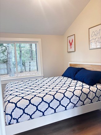 New Seabury Cape Cod vacation rental - Guest bedroom features queen bed and vaulted ceilings