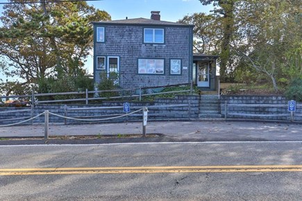 Orleans Cape Cod vacation rental - View of the front of the house when unloading vacation gear. Parking is 50 feet away.