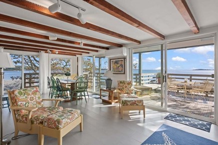 Orleans Cape Cod vacation rental - View of the living room looking to dining area