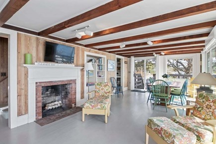 Orleans Cape Cod vacation rental - View of the living room looking to dining area