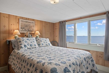 Orleans Cape Cod vacation rental - Second floor Queen bedroom with views of the water