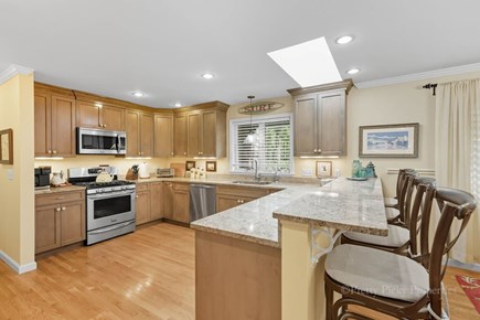Brewster Cape Cod vacation rental - Modern, sleek design kitchen with everything guests could ever need for great meals!