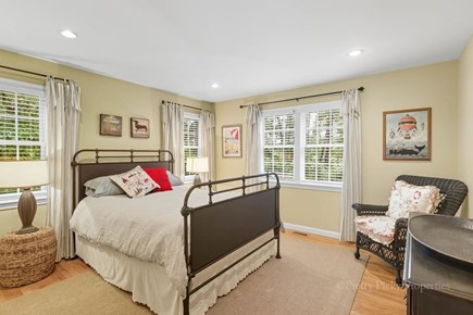 Brewster Cape Cod vacation rental - 1st floor guest quarters with queen bed.
