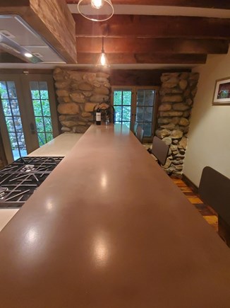 On Snipatuit Pond, Rochester MA vacation rental - Bar in main house seats 4