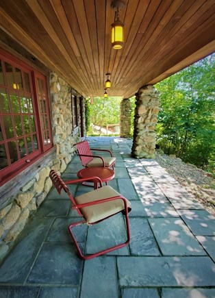 On Snipatuit Pond, Rochester MA vacation rental - SHC front patio