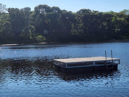 Eastham Cape Cod vacation rental - Swim platform on Minister's Pond
