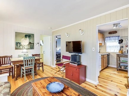 Wellfleet Cape Cod vacation rental - Living Room and Dining Space
