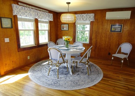 Barnstable Cape Cod vacation rental - Sunny dining area 