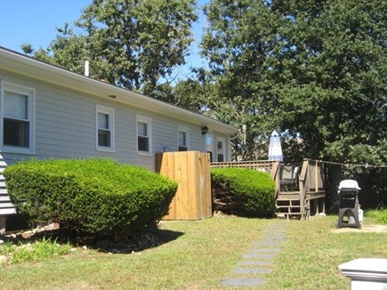 Dennis Cape Cod vacation rental - Back yard deck