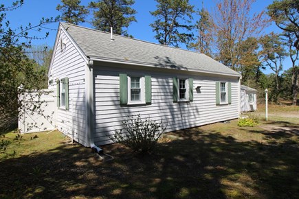 Wellfleet Cape Cod vacation rental - Front of Home, Outdoor Shower on Left